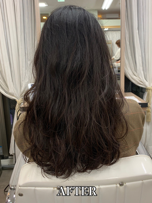 直毛さん必見！直毛硬毛でもニュアンスパーマはかかります！ Perm before&amp;after MAGNOLiA (マグノリア