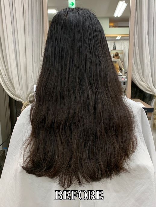 直毛さん必見！直毛硬毛でもニュアンスパーマはかかります！ Perm before&amp;after MAGNOLiA (マグノリア