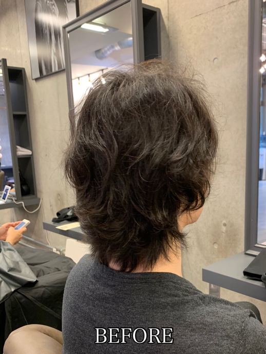 【炭酸パーマ】くせ毛を活かしたニュアンスパーマ Perm before&amp;after MAGNOLiA (マグノリア) 東京・表参道